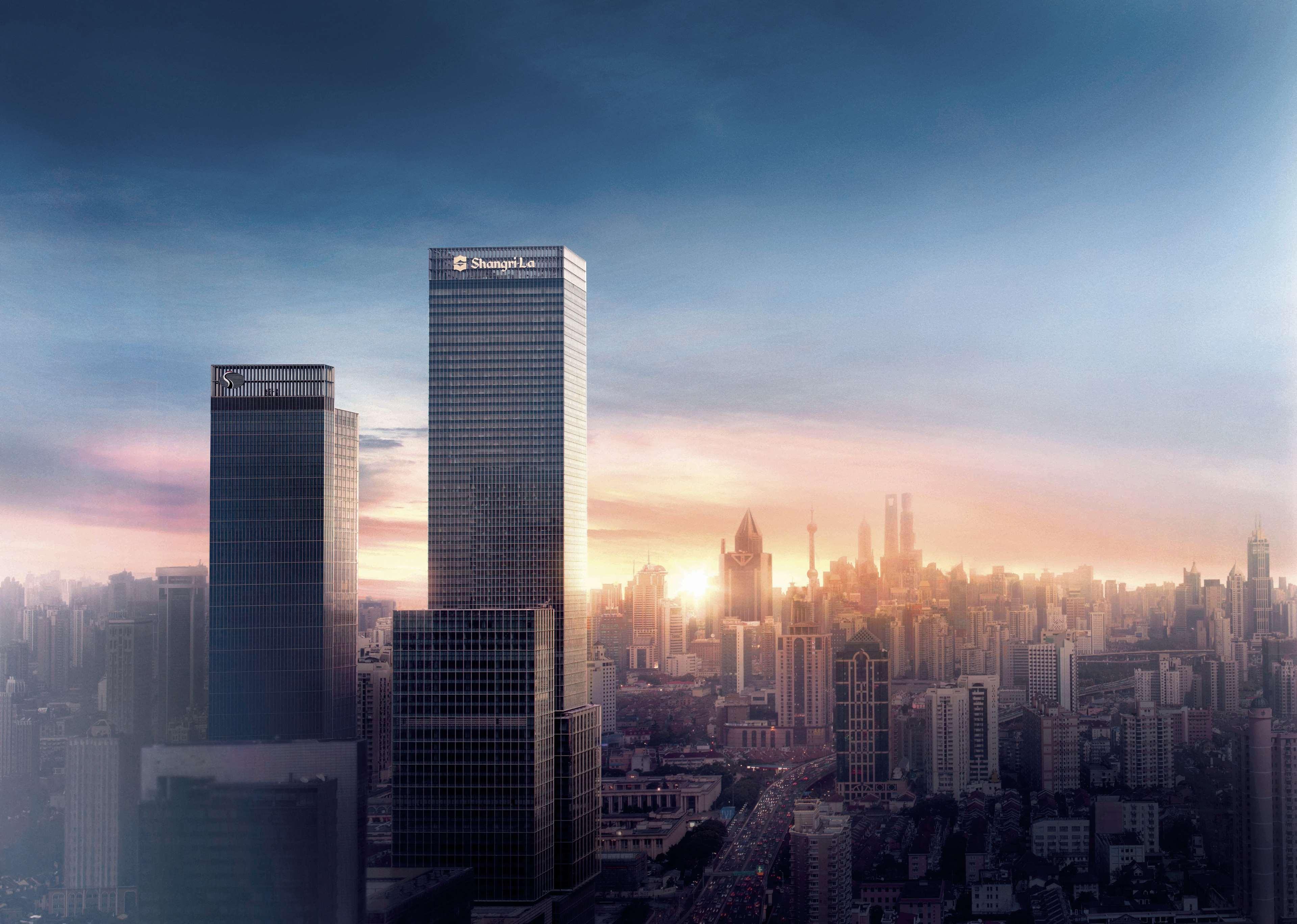 Jing An Shangri-La, شانغهاي المظهر الخارجي الصورة